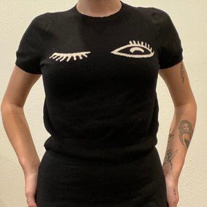 Black Crop top